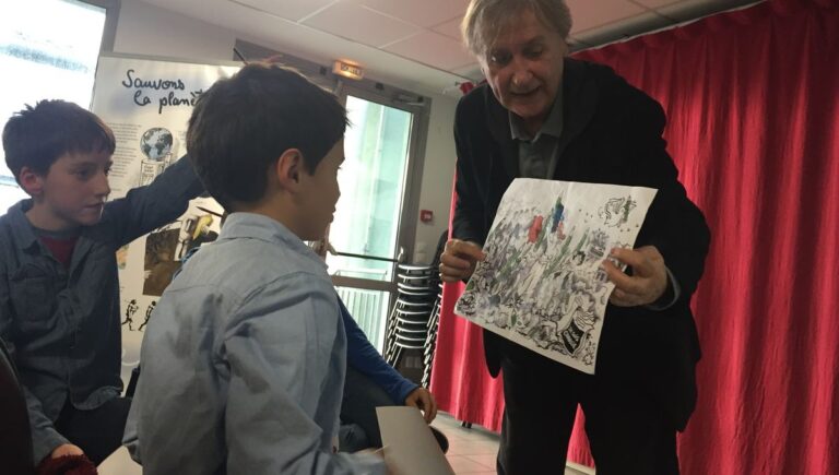 Festival Victor Hugo 2027 Plantu, rencontre avec les scolaires